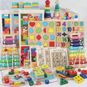 Freely Combinable Puzzles, Musical Instruments, Playsets, Montessori Stacking Games, Educational Toys for Boys, Girls