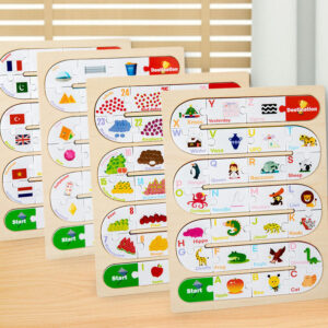Early Education Kindergarten Logic Animal, Vegetable, Fruit, Geography, and National Flag Puzzle Educational Toys
