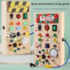 Creative LED Light Montessori Wooden Busy – product photo 4