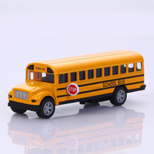 1:32 Scale Yellow Bus Toy Model Alloy – product photo 19