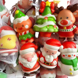 Hot-selling Stress-relief Trendy Toy, Slow Rebound Christmas Gift, Christmas Tree, Santa Claus, Reindeer Toy, EVA Material Toy