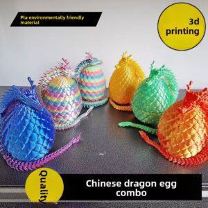 Creative New Colorful Movable Crystal Dragon – product photo 3