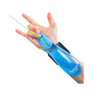 Hot-selling TK Popular Creative Stress-relief Outdoor Automatic Retractable Glowing Rope Launcher Slingshot Toy
