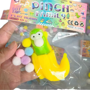 Hot-selling Popular Cartoon Banana Monkey Slow Rebound Slime-like Stress Relief Trending Squeeze Toy Plastic Squeeze Toy