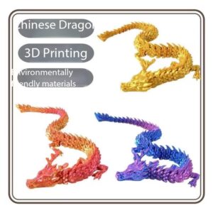 Creative New Colorful Movable Crystal Dragon – product photo 99