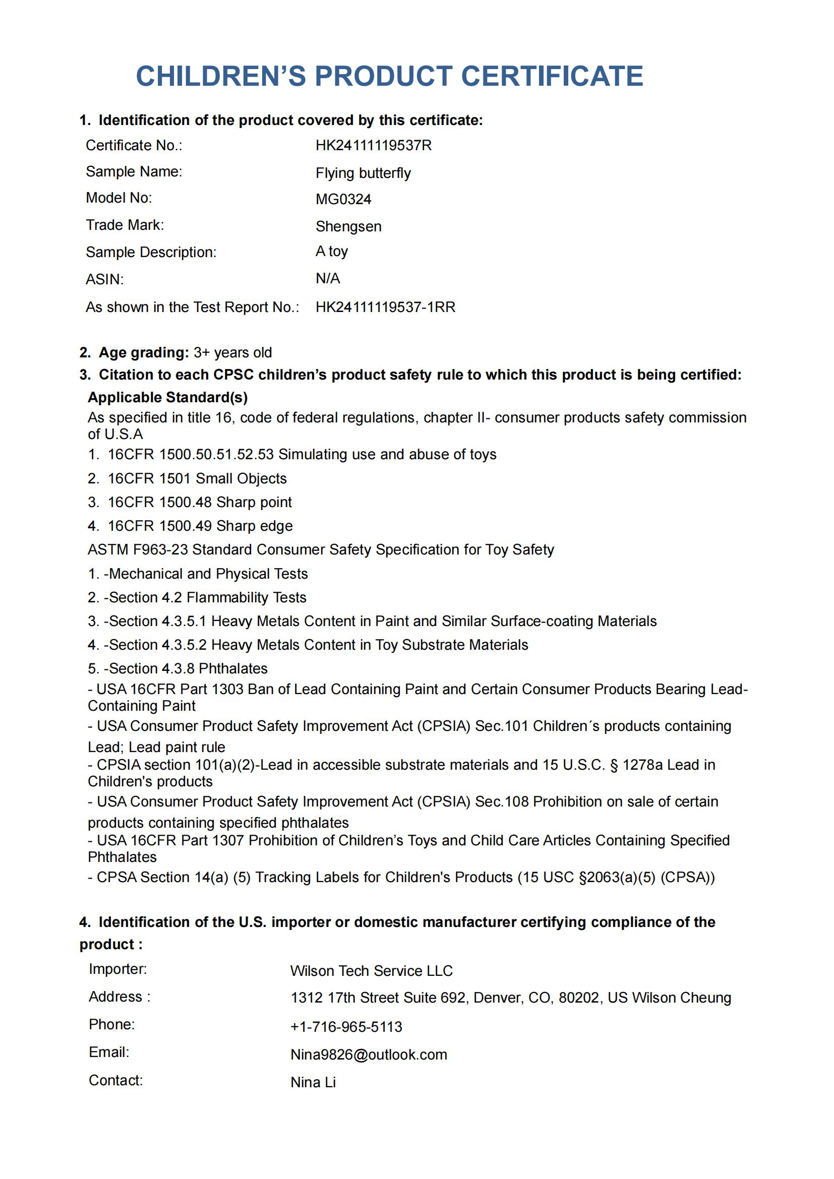 CPC Certificate