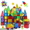 Magnetic Tiles 100 Pcs – Colorful STEM Building Blocks Set for Kids