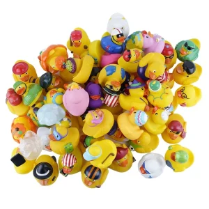 Mini Rubber Ducky Bath Toys – Bulk 2 Inch Vinyl Squeeze Tub Toy