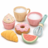 Bath cafe bubble foam play set