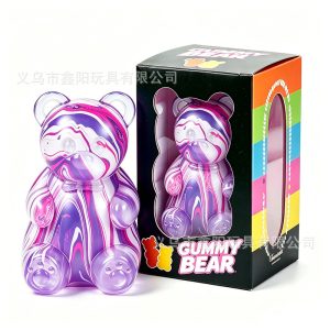 Liuwen bear purplewhite