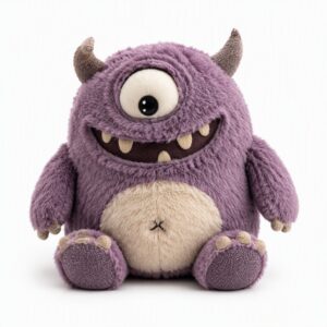 Funny Monster Plush Toy 12 Inch – Ugly-Cute Collectible Monster Plush