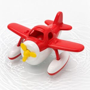 Floating Seaplane Bath Toy – Eco Friendly Plastic Water Plane for Toddlers