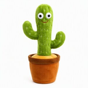 Dancing Talking Cactus Toy – Repeat What You Say Interactive Plush Cactus