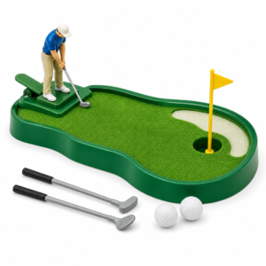 Mini Indoor Golf Game Competition 2 Pack – Family Putting Game with Clubs & Balls